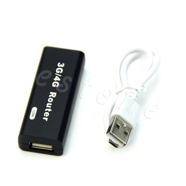 Миниатюрен 3G / 4G USB рутер RJ45