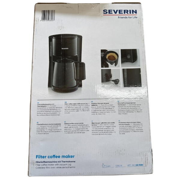 Кафемашина Severin KA 9250, 1000 W, 1 л 3