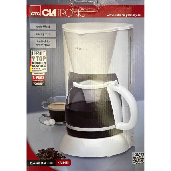 Мини кафеварка, Clatronic KA 3473, 900 W, 14 чаши, Система против капене 2