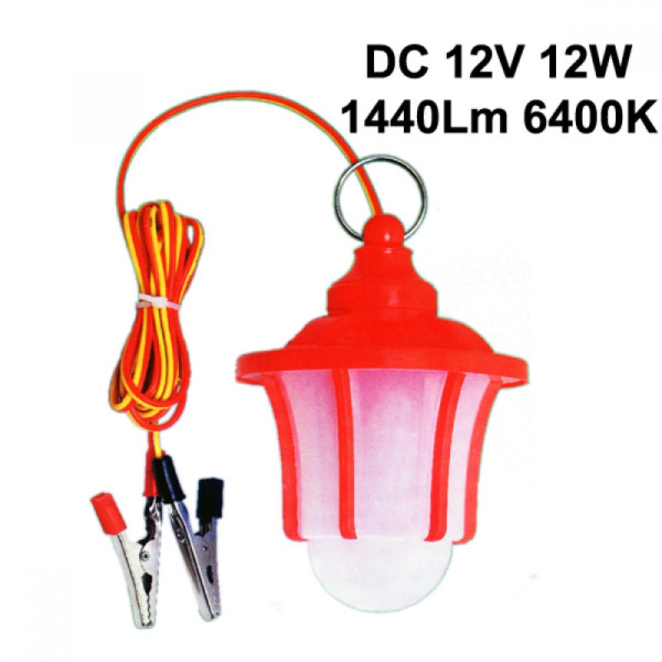 LED крушка с щипки 1440LM 6400K 12V 12W 1