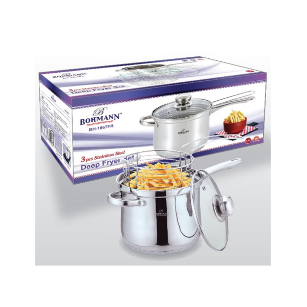Тенджера с кошница за пържене, Bohmann BH 1667FR