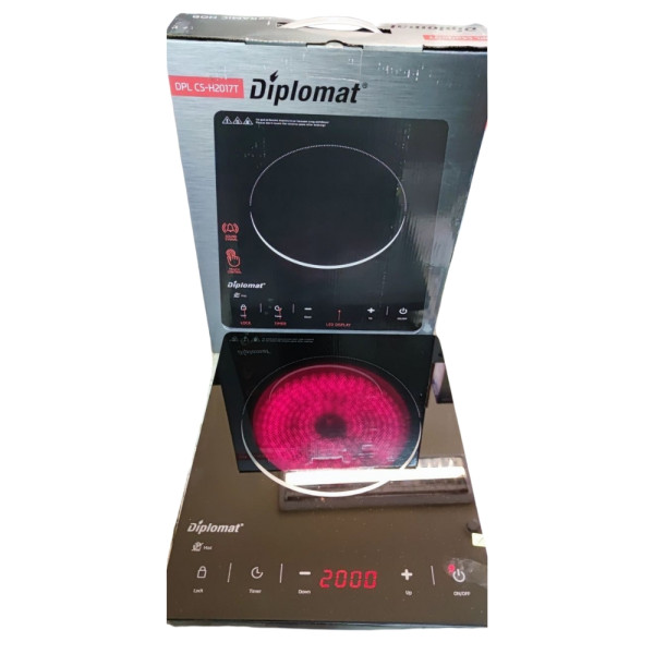 Керамичен котлон Diplomat CS-H2017T,  2000W 3