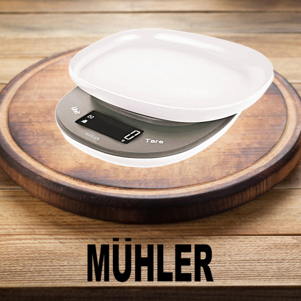 Везна Muhler KSC-2044, ел.кухненска с купа, 5kg