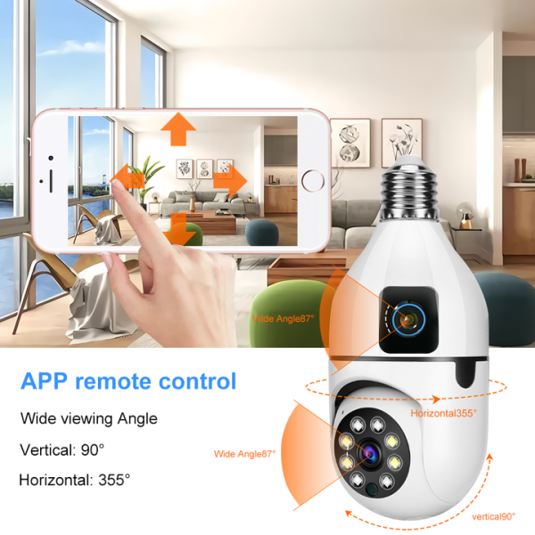 Безжична Wifi CCTV двойна камера за наблюдение 2