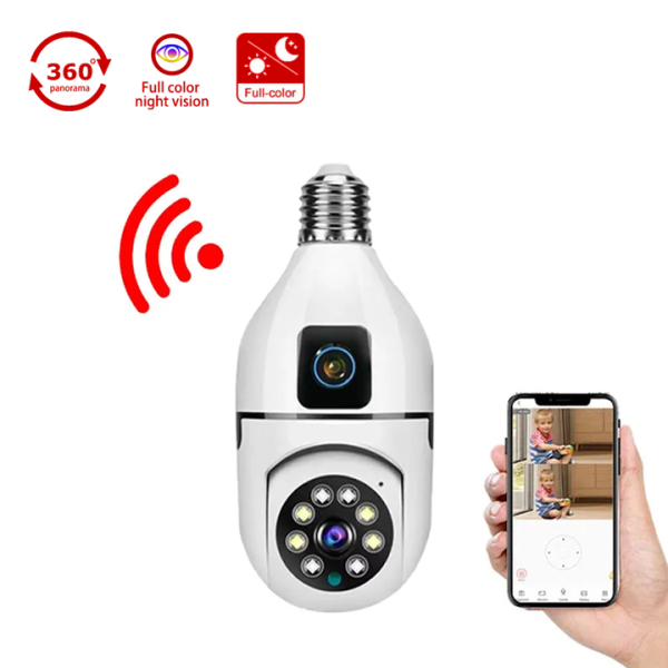 Безжична Wifi CCTV двойна камера за наблюдение 4