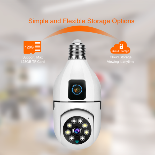 Безжична Wifi CCTV двойна камера за наблюдение 5