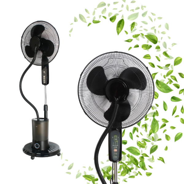 Вентилатор Voltz OV51760K16M, 16", 85W, функция мъгла, 3.5л. резервоар вода, таймер, дист. упр. 2