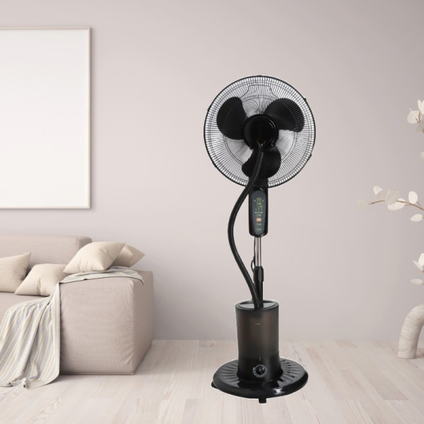 Вентилатор Voltz OV51760K16M, 16", 85W, функция мъгла, 3.5л. резервоар вода, таймер, дист. упр.