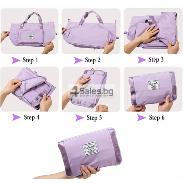 Водоустойчива, сгъваема спортна чанта подходяща за път BAG111 7 — 4sales Водоустойчива, сгъваема спортна чанта подходяща за път BAG111 7