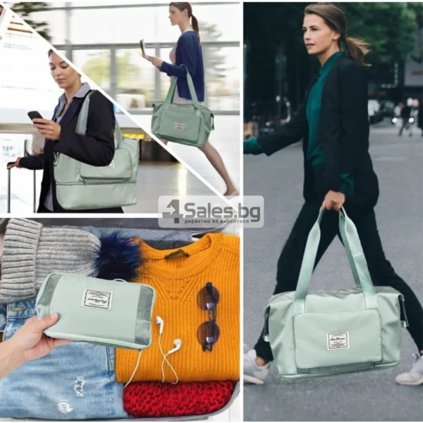 Водоустойчива, сгъваема спортна чанта подходяща за път BAG111 8 — 4sales Водоустойчива, сгъваема спортна чанта подходяща за път BAG111 8