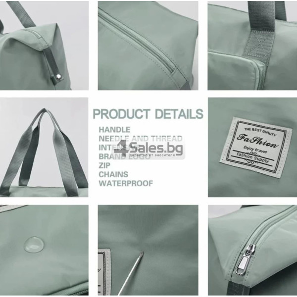 Водоустойчива, сгъваема спортна чанта подходяща за път BAG111 5 — 4sales Водоустойчива, сгъваема спортна чанта подходяща за път BAG111 5