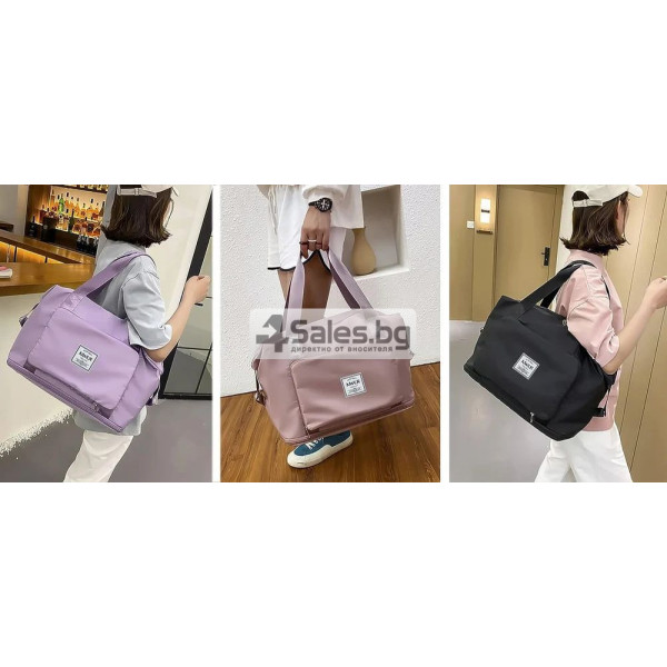 Водоустойчива, сгъваема спортна чанта подходяща за път BAG111 18 — 4sales Водоустойчива, сгъваема спортна чанта подходяща за път BAG111 18