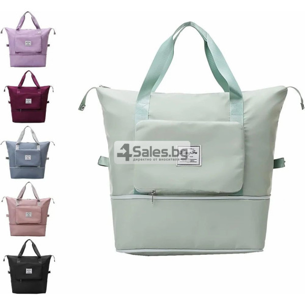 Водоустойчива, сгъваема спортна чанта подходяща за път BAG111 1 — 4sales Водоустойчива, сгъваема спортна чанта подходяща за път BAG111 1