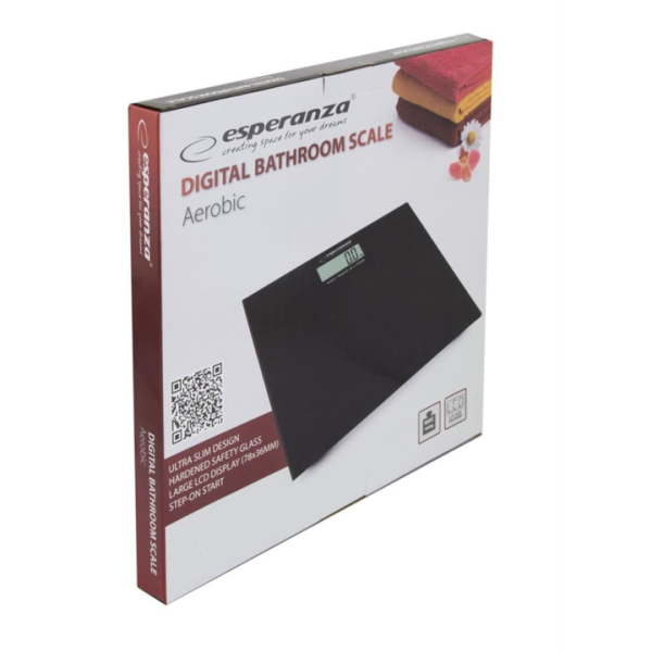 Кантар за тегло дигитален Esperanza EBSOO2K, батерия CR2032, LCD екран, 180кг. 3