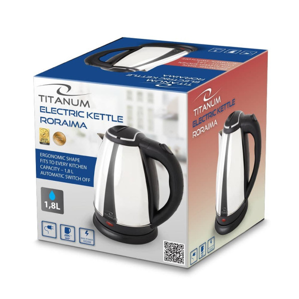 Електрическа кана Titanum TKK102S Roraima, 1800W, 1.8л. 3