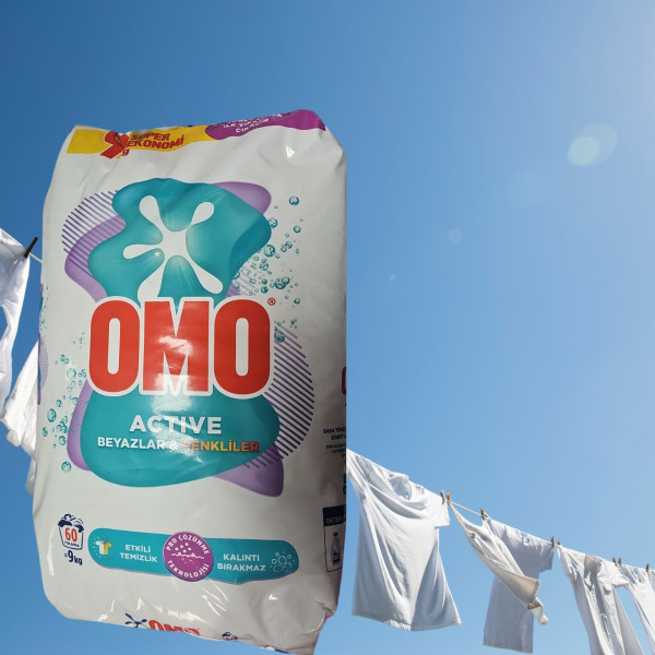 Прах за пране,бяло и цветно OMO Active 9 кг. 1 — 4sales Прах за пране,бяло и цветно OMO Active 9 кг. 1