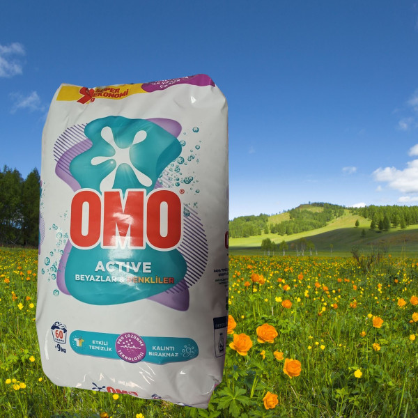 Прах за пране,бяло и цветно OMO Active 9 кг. 5 — 4sales Прах за пране,бяло и цветно OMO Active 9 кг. 5