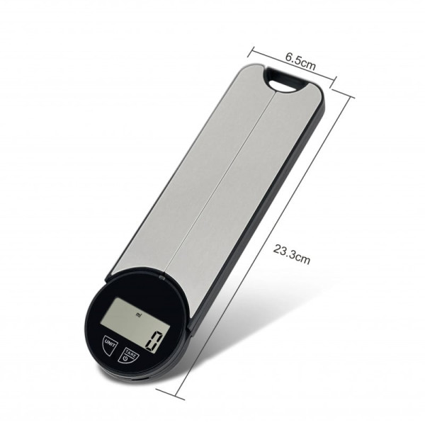 Кухненска везна сгъваема Rosberg R51651O, 5кг., батерия CR2032 LCD екран, S/s 5