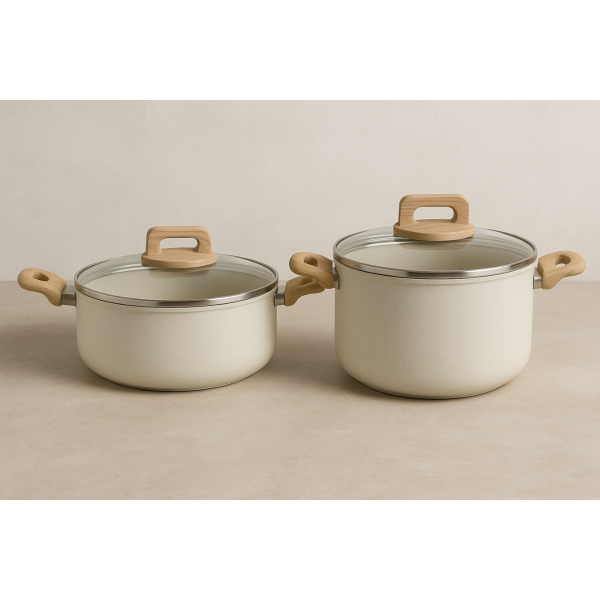 Тенджера Voltz Nice OV54418E20, OV54418E24, Кован алуминий, Мраморно покр., Индукция