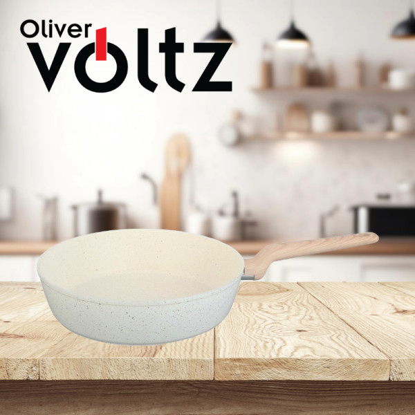 Тиган Voltz Nice OV54419E24D, OV54419E28D, Дълбок, Кован алуминий, Мраморно покр., Индукция 4