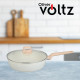 Тиган с капак Voltz Nice OV54419E24CD, OV54419E28CD, Дълбок, Кован алуминий, Мраморно покр., Индукция 3