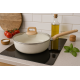 Тиган с капак Voltz Nice OV54419E24CD, OV54419E28CD, Дълбок, Кован алуминий, Мраморно покр., Индукция 4