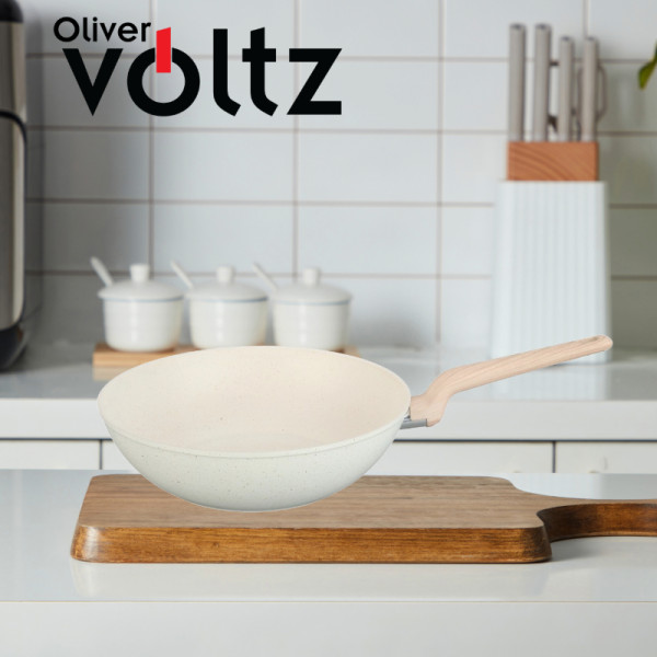 Тиган Уок Voltz Nice OV54420E30, Кован алуминий, Мраморно покр., Индукция 3