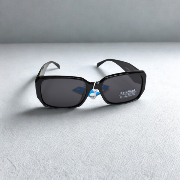 Слънчеви очила POLARIZED – трапецовиден стил с масивна рамка и висока защита 4