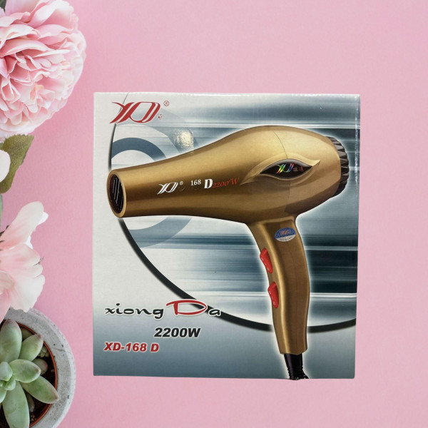 Професионален Сешоар XiongdA XD-168 D, 2200W 1 — 4sales Професионален Сешоар XiongdA XD-168 D, 2200W 1