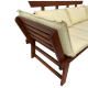 Диван Muhler Meranti с матрак и възглавница BEIGE 4