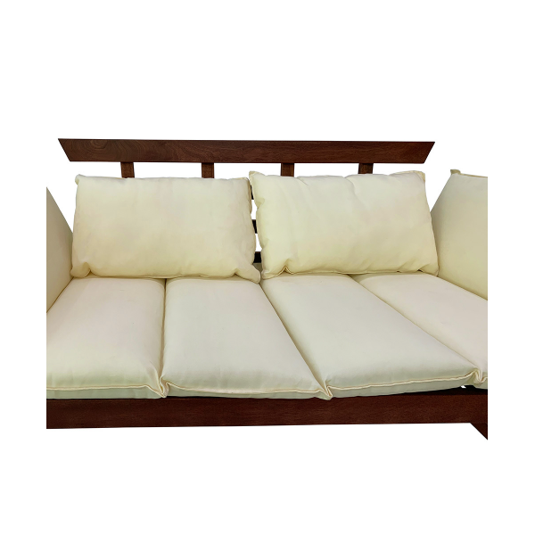 Диван Muhler Meranti с матрак и възглавница BEIGE 5