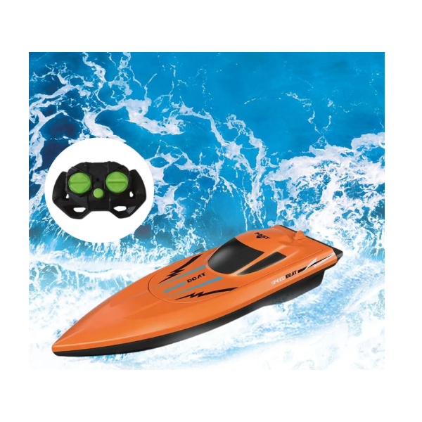 Водоустойчива RC лодка за деца и начинаещи SpeedBoat 9 — 4sales Водоустойчива RC лодка за деца и начинаещи SpeedBoat 9