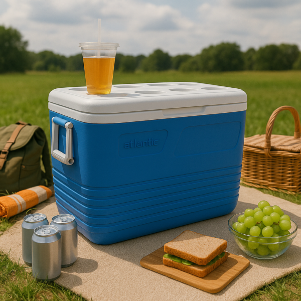 Хладилна кутия Atlantic 60L, пасивна, с поставки за чаши 2