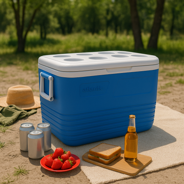 Хладилна кутия Atlantic 60L, пасивна, с поставки за чаши 3