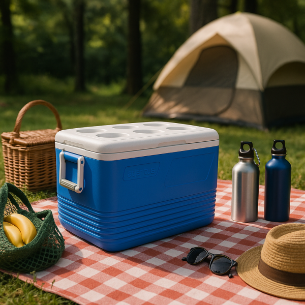 Хладилна кутия Atlantic 60L, пасивна, с поставки за чаши 4