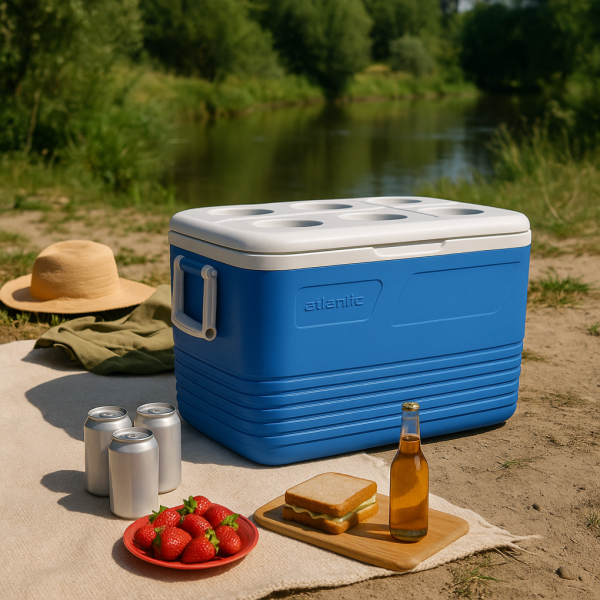 Хладилна кутия Atlantic 60L, пасивна, с поставки за чаши 5