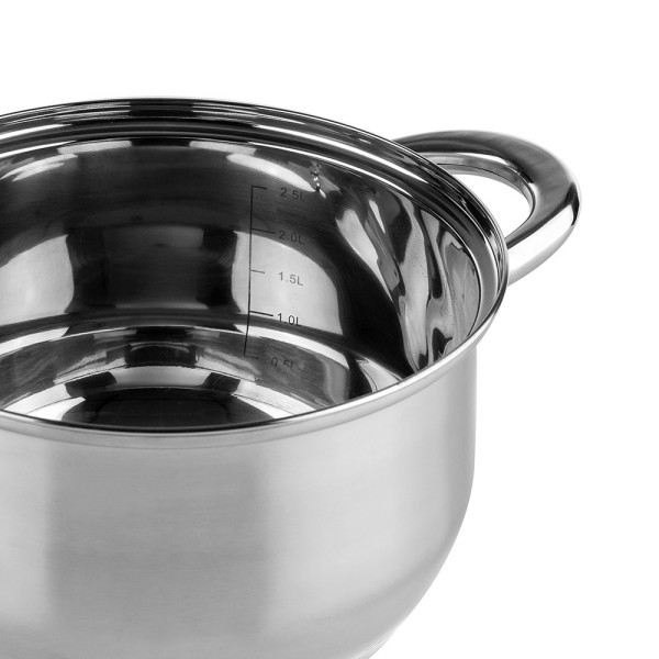 Комплект съдове за готвене Muhler MR-842 NEW – 8 части, неръждаема стомана 6