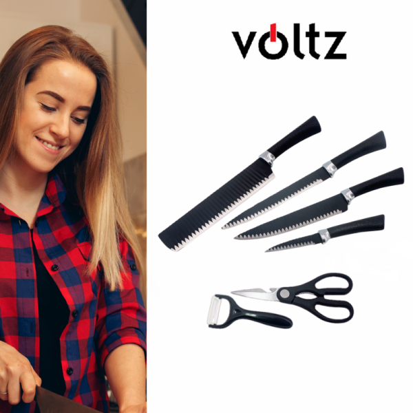 Комплект ножове и белачка Voltz V51633E6G 5