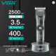 Професионална акумулаторна машинка за подстригване VGR V-256 с LCD дисплей, регулируема скорост и дълъг живот на батерията 4