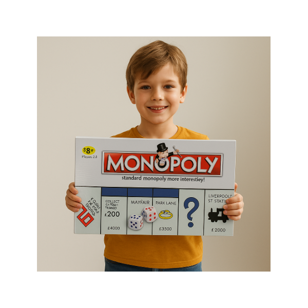 Класическа икономическа настолна игра за цялото семейство Monopoly