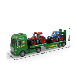 Комплект автовоз FARM с трактори със звук и светлина ToyStar