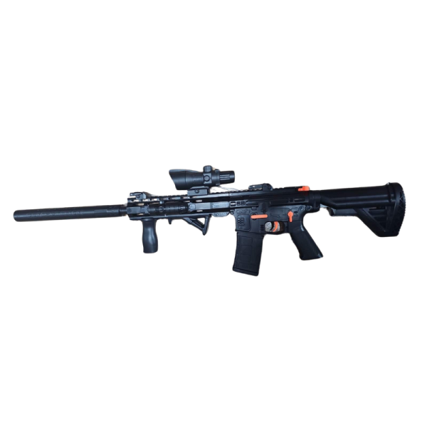 Играчка пушка Gelsoft M416 автомат с аксесоари + гел муниции – безопасно забавление и реалистично преживяване 1