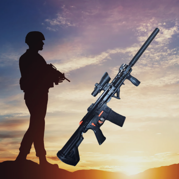 Играчка пушка Gelsoft M416 автомат с аксесоари + гел муниции – безопасно забавление и реалистично преживяване 5