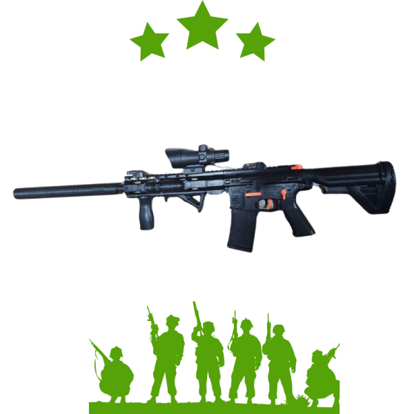 Играчка пушка Gelsoft M416 автомат с аксесоари + гел муниции – безопасно забавление и реалистично преживяване 4