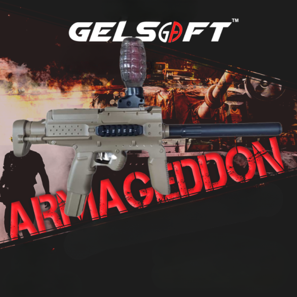 Автоматична хидрогелна играчка пушка Gelsoft K1A – реалистична конструкция, безопасни боеприпаси и пълен комплект аксесоари 5