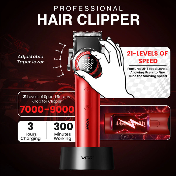 Професионален комплект за бръснене VGR V-001PRO и V-977 – максимална прецизност и мощност в едно 3