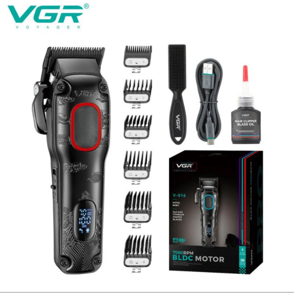 Професионална машинка за подстригване VGR V-016 – Метален корпус, BLDC мотор, дълга работа без прекъсване 1