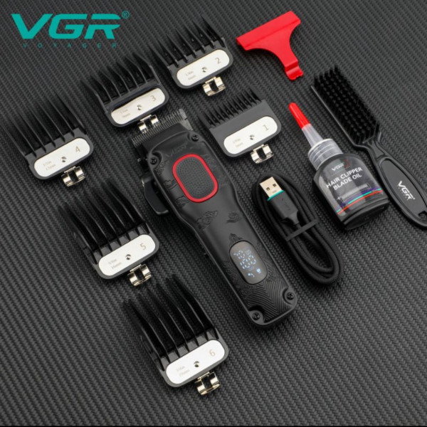 Професионална машинка за подстригване VGR V-016 – Метален корпус, BLDC мотор, дълга работа без прекъсване 3