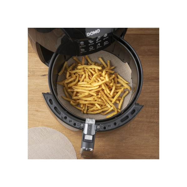 Подложка за Air Fryer 2бр. NoStik 1EEE774, Кръгла до 260°, кафяв, в плик