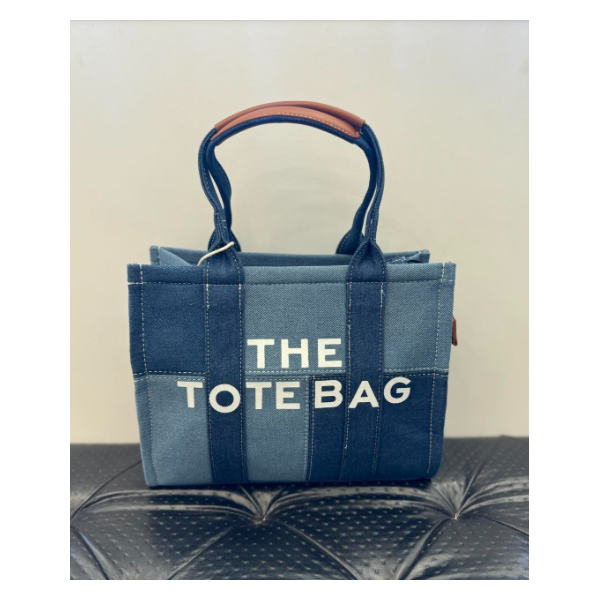 Дамска чанта тип „Tote Bag“ , деним 3